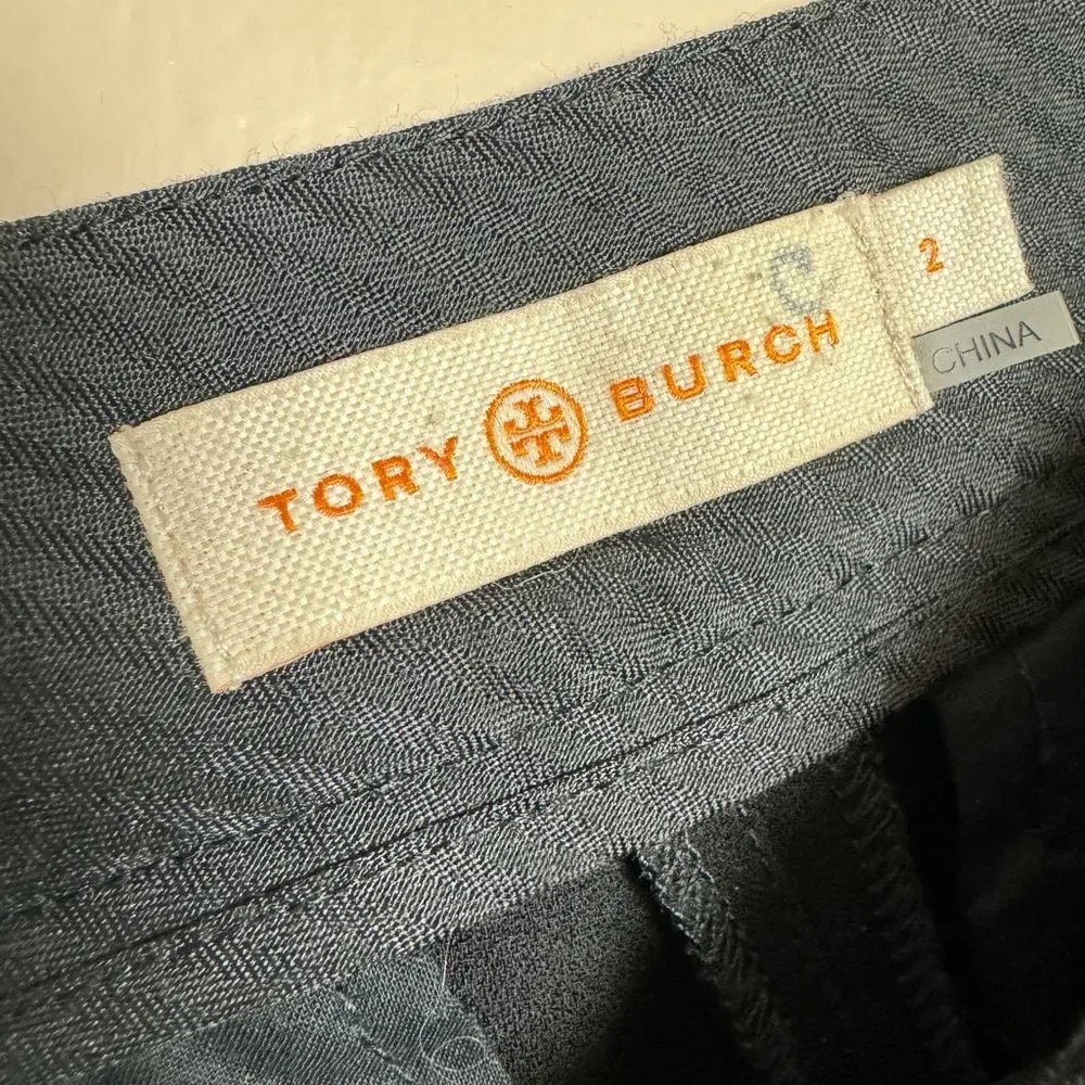 CLEARANCE! Black Tory Burch Basic Dress Pants Size 2 VGUC